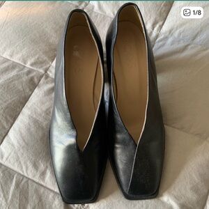 COS Black Leather Women's Flats